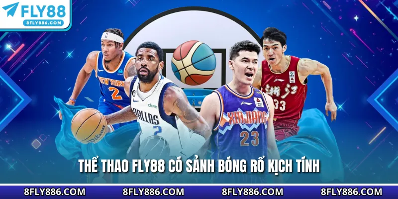 Thể thao Fly88 có sảnh bóng rổ kịch tính